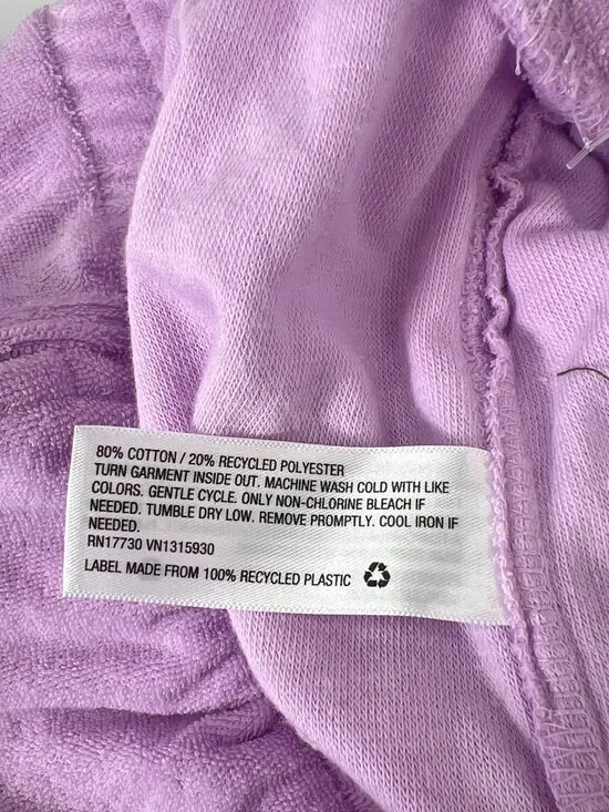 Ava & Viv Shorts Womens 1X Lavender Cotton Blend Relaxed Fit Lounge NWT - Picture 4 of 6